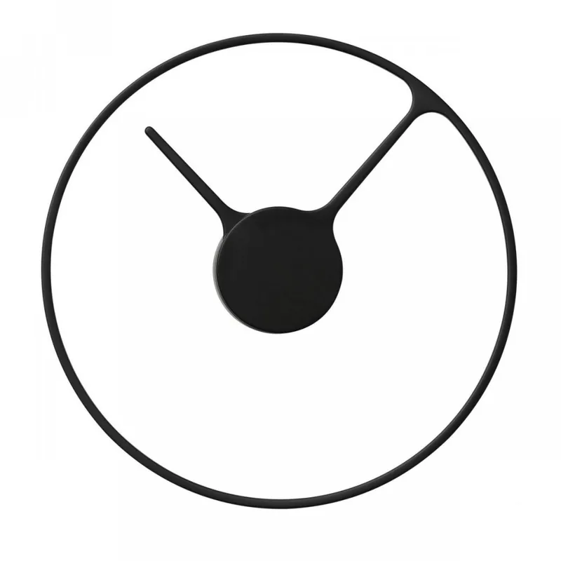 Wybór klientów Stelton CLASSIC Minimalistyczny Zegar Ścienny 30 cm / Czarny