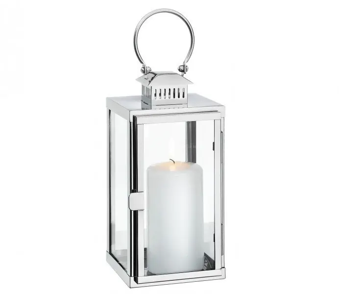 Nowy Cilio TORRE Lampion 30 cm Srebrny