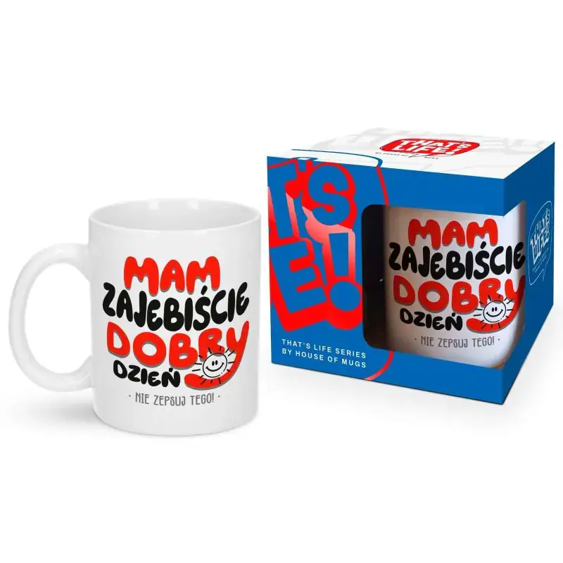 KUBEK THATS LIFE 300ml DOBRY DZIEŃ Kup online