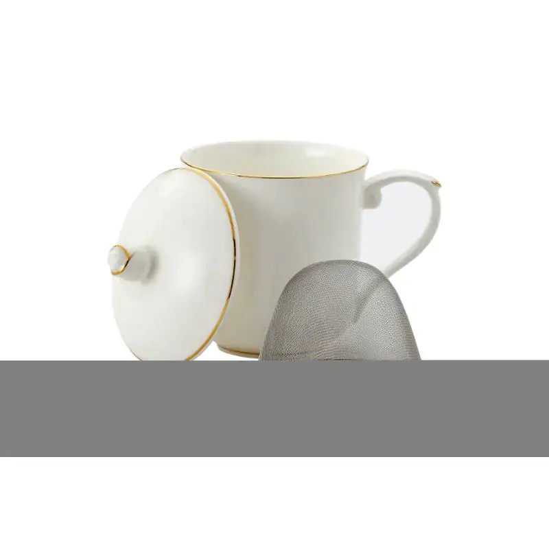 Kubek 350ml z filtrem bone china Nie przegap