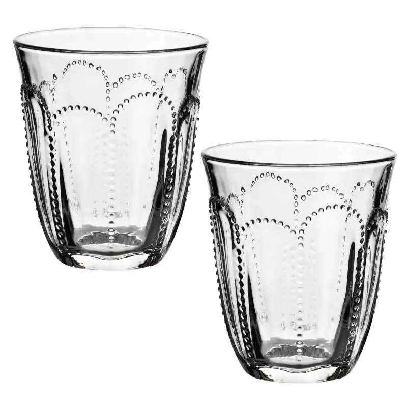 Popularny DAPHNE Komplet 4 szklanek 340ml 9,5x5,2x11 cm