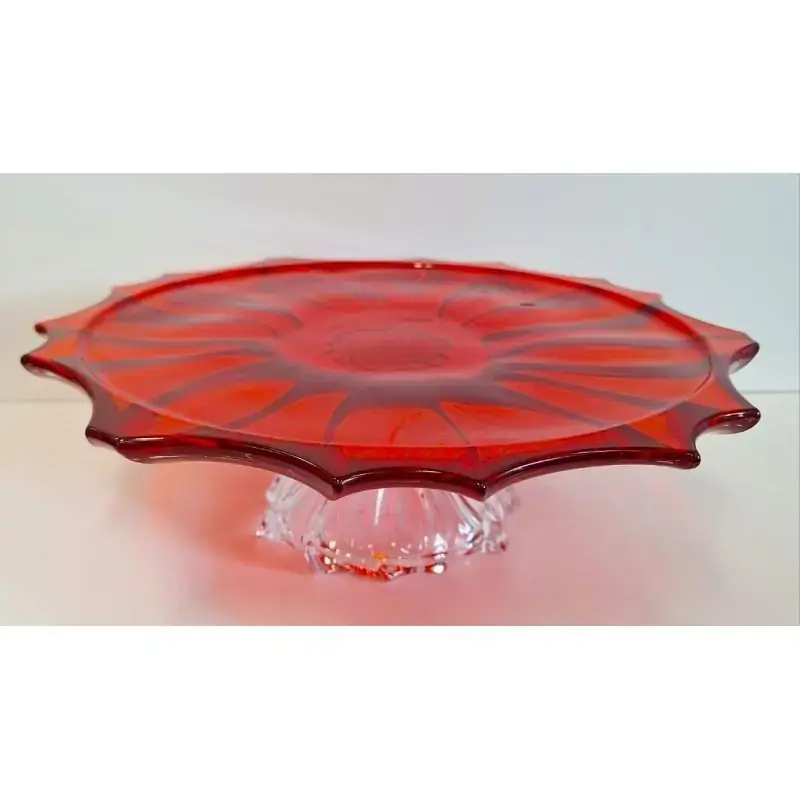 Nie przegap BOHEMIA PLANTICA RED Talerz N/N 36cm