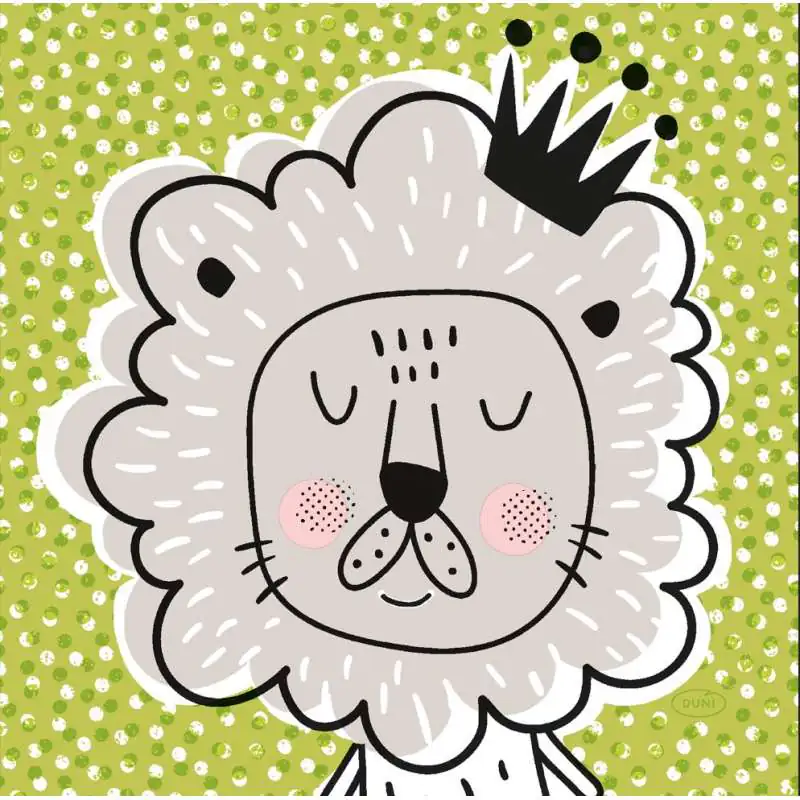 SERWETKI 3-W 33X33CM PLAYFUL LION Tylko dziś