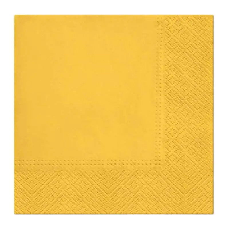 Serwetki UNICOLOR żółta 33x33 20szt Oferta