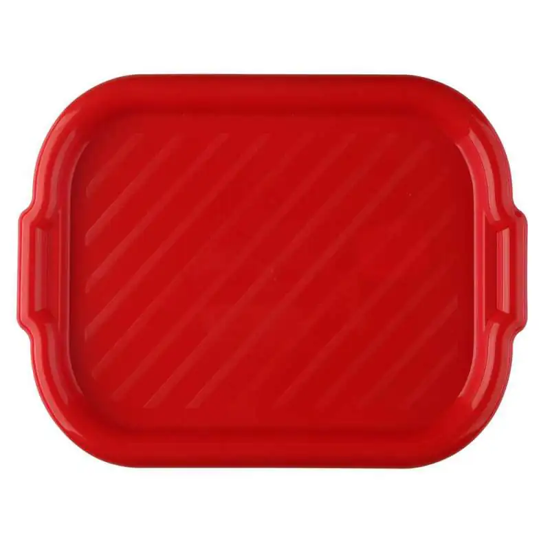 Wyprzedaż Taca prostokątna 39,5x26x2,5cm czerwona