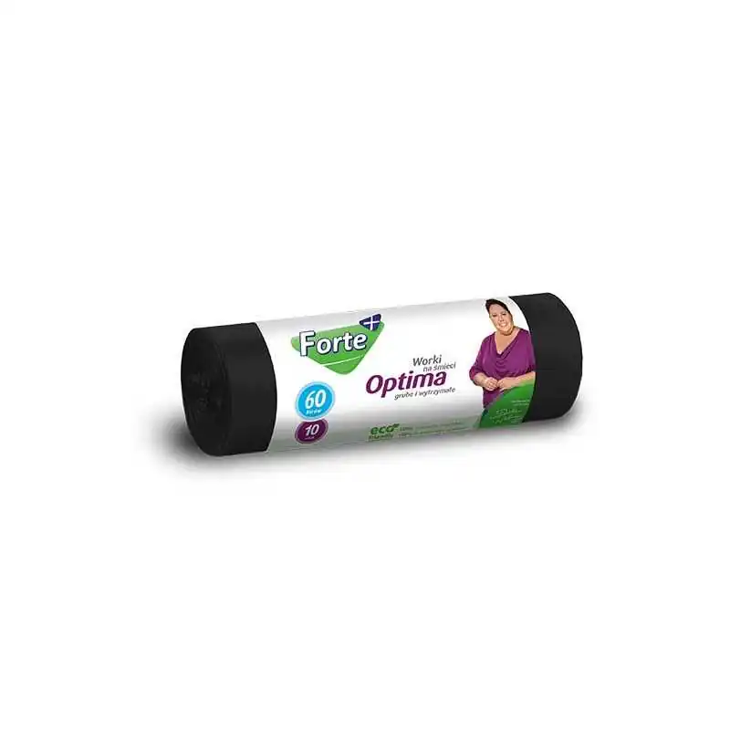 Taniej FORTE Worki na śmieci LDPE 60L 10szt OPTIMA