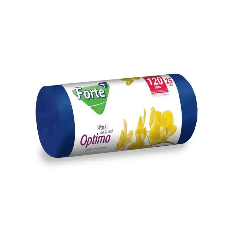 FORTE Worki na śmieci LDPE 120L 25szt OPTIMA Nowość