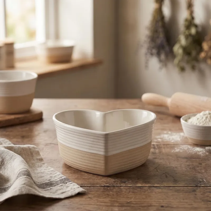MASON CASH Rustic Charm serce – foremka ceramiczna Nowość
