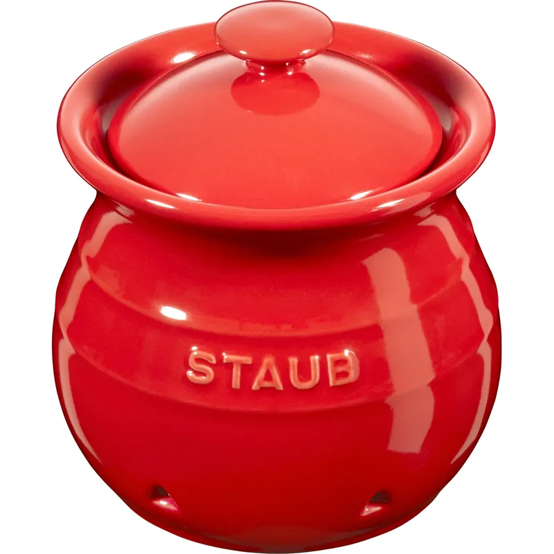 Tylko dziś STAUB Storage 0,5 l czerwony - pojemnik na czosnek ceramiczny