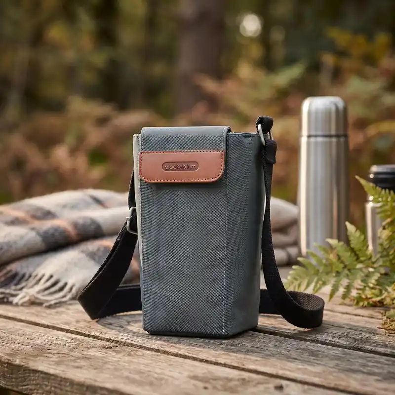 BLACK+BLUM NEW – bottle bag kolor łupka Cena promocyjna