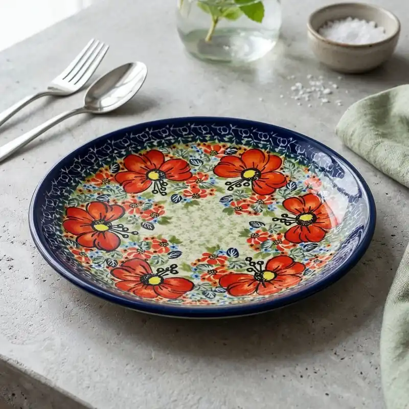 Łatwy zwrot Talerz deserowy 19,5 cm - wzór ART-296 - Zakłady Ceramiczne w Bolesławcu