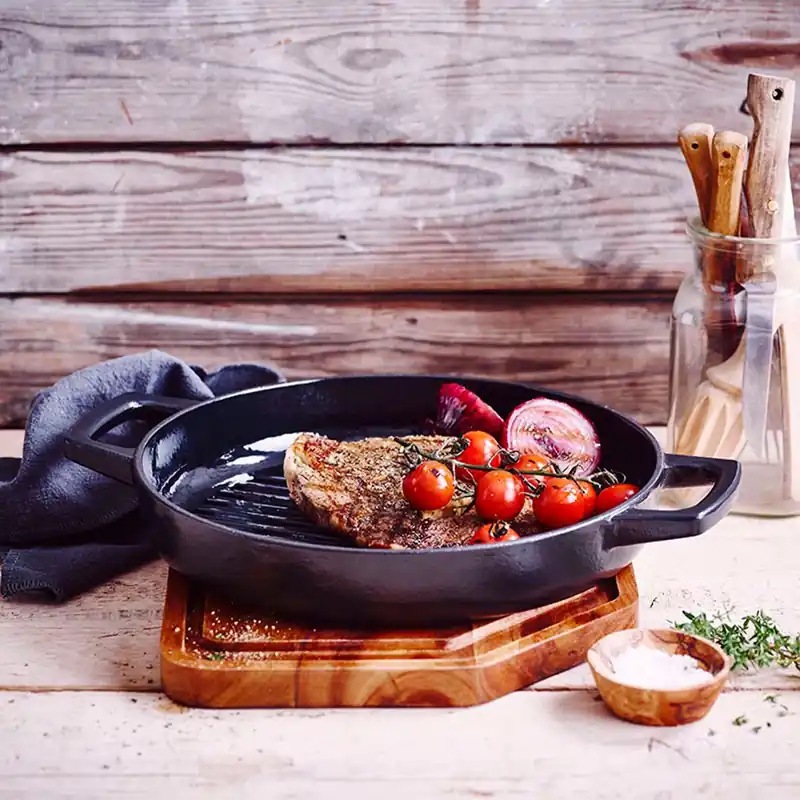 Rabat BEKA Nori 28 cm - patelnia grillowa żeliwna