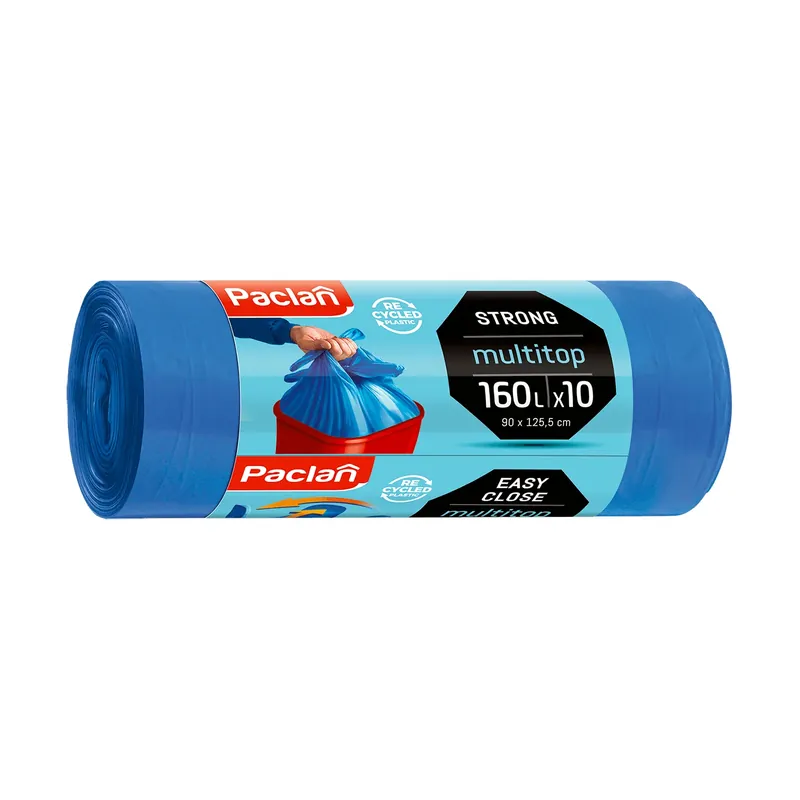 Premium Worki na śmieci PACLAN MULTITOP 160 l 10 szt.