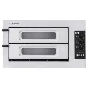 Kup teraz Prismafood Piec do pizzy 2-komorowy 2xø45 cm | BASIC 2/50 VETRO