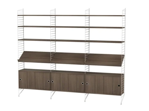 Wysoka jakość STRING konfiguracja LIVING ROOM G orzech/szara