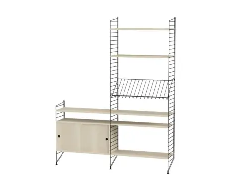 Hit cenowy STRING konfiguracja LIVING ROOM K jesion/czarna