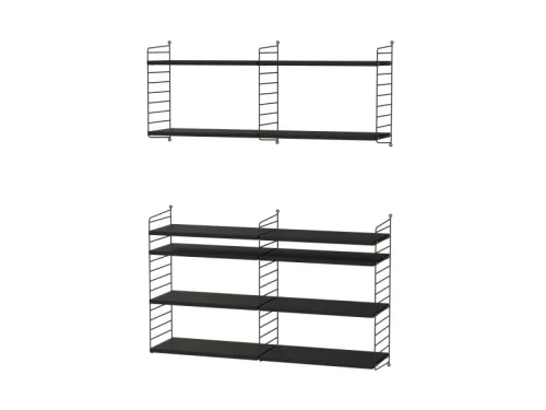 STRING konfiguracja LIVING ROOM N czarny jesion/czarna Kup online