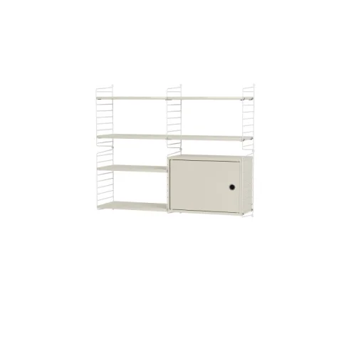 Oferta czasowa STRING konfiguracja LIVING ROOM R beżowa/biała