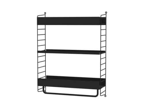 STRING konfiguracja KITCHEN E czarna Szybka dostawa