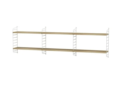 STRING konfiguracja BEDROOM E dąb/szara Nowość