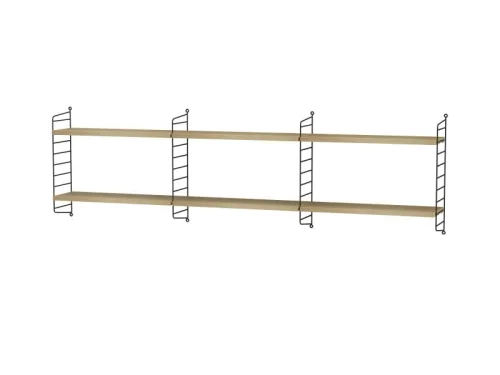 STRING konfiguracja BEDROOM E dąb/czarna Tylko dziś