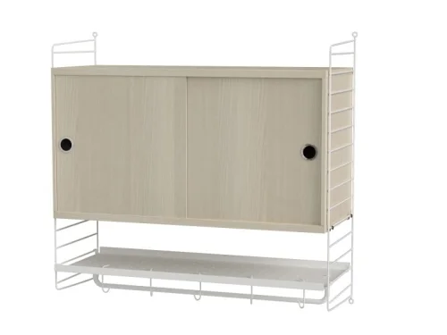 STRING konfiguracja BEDROOM F jesion/biała Super okazja
