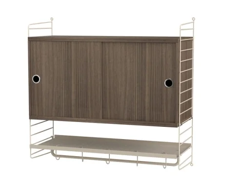 STRING konfiguracja BEDROOM F orzech/beżowa Zniżka