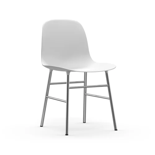 Zamów dziś NORMANN COPENHAGEN krzesło FORM CHROM białe