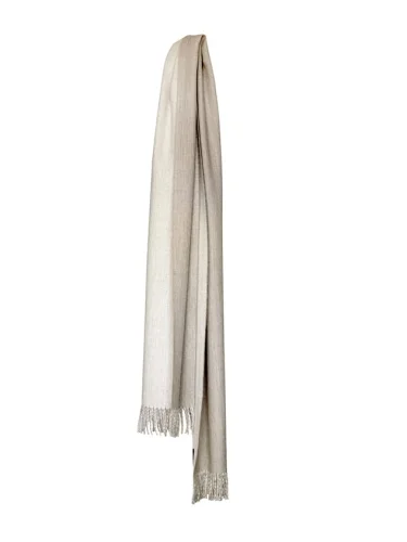 ELVANG szalik HIS & HER 30 x 200 beige / white Hit sprzedaży