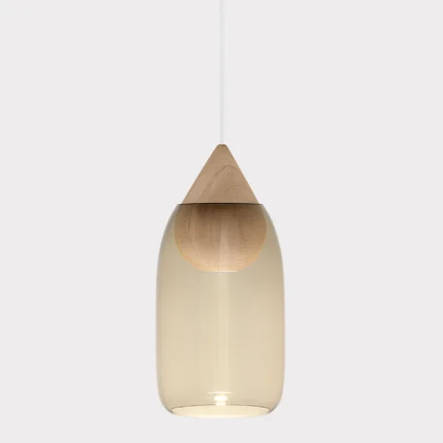 MATER lampa wisząca LIUKU DROP natural/dymione szkło Zamów teraz