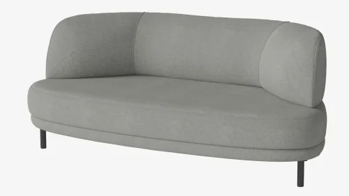 Zniżka BOLIA sofa 2-osobowa GRACE nogi czarne stalowe
