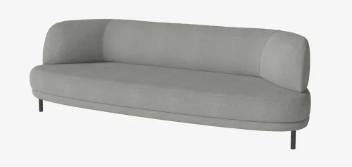 Zniżka BOLIA sofa 3-osobowa GRACE nogi czarna stal