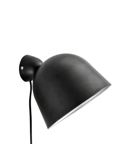 Premium WOUD lampa ścienna KUPPI czarna