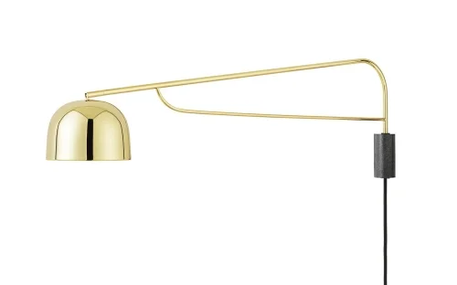 NORMANN COPENHAGEN lampa ścienna GRANT złota Nowy