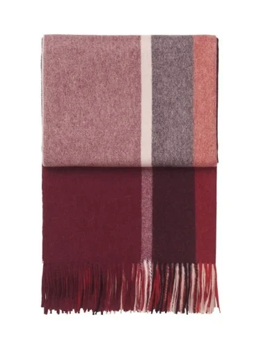 Szybka wysyłka ELVANG pled MANHATTAN bordeaux / red