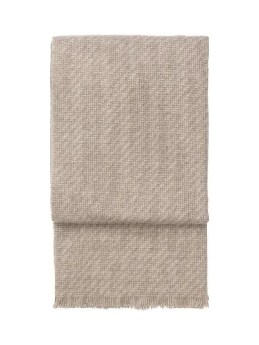 Tylko do końca tygodnia ELVANG pled DIAGONAL beige / latte