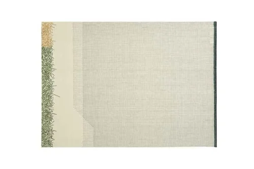 GAN RUGS dywan BACKSTITCH by Raw-Edges calmgreen Wysoka jakość