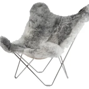 Ostatnie sztuki CUERO DESIGN fotel BUTTERFLY ICELAND MARIPOSA GREY różne kolory