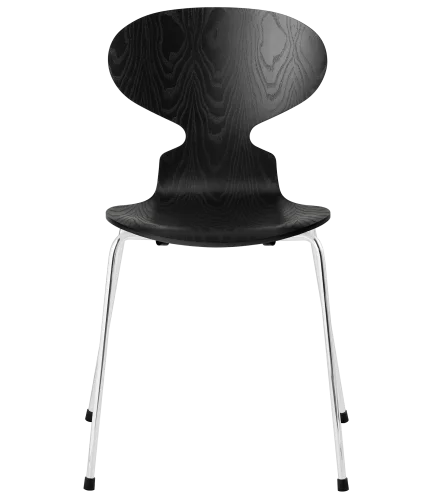 FRITZ HANSEN krzesło ANT 4 fornir barwiony, czarny Nowy