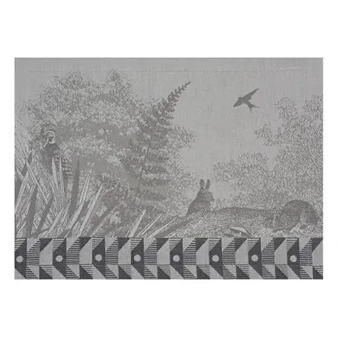 Obniżka ceny PODKŁADKA FORET ENCHANTEE GREY | JACQUARD FRANCAIS