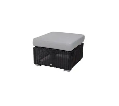 Szybka wysyłka PODNÓŻEK OGRODOWY CHESTER WEAVE GRAPHITE | CANE-LINE