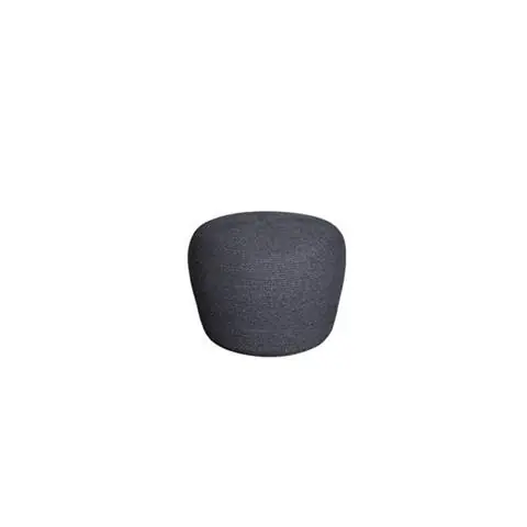 Szybka wysyłka PODNÓŻEK OGRODOWY CIRCLE DARK GREY | CANE-LINE