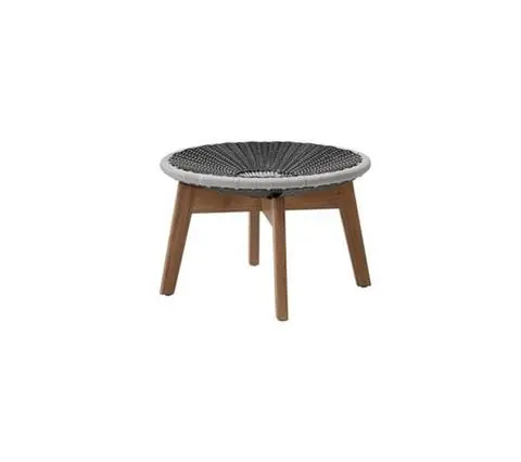 PODNÓŻEK OGRODOWY PEACOCK GREY / LIGHT GREY | CANE-LINE Ekspresowa dostawa