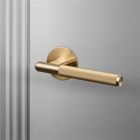 Dodaj do koszyka ATRAPA KLAMKI FIXED DOOR HANDLE SINGLE-SIDED LINEAR BRASS | BUSTER + PUNCH