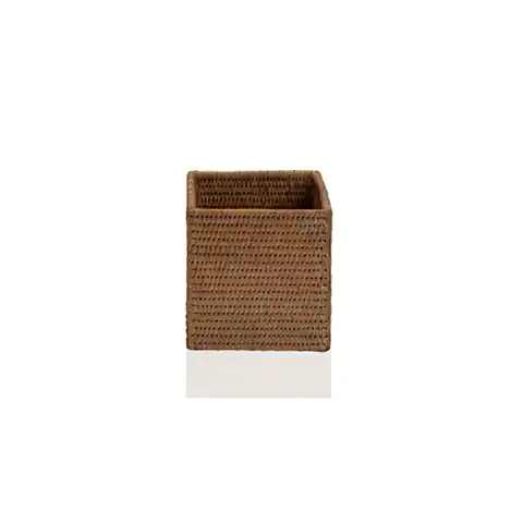 POJEMNIK KOSMETYCZNY BASKET BOD RATTAN CIEMNY | DECOR WALTHER Nowy