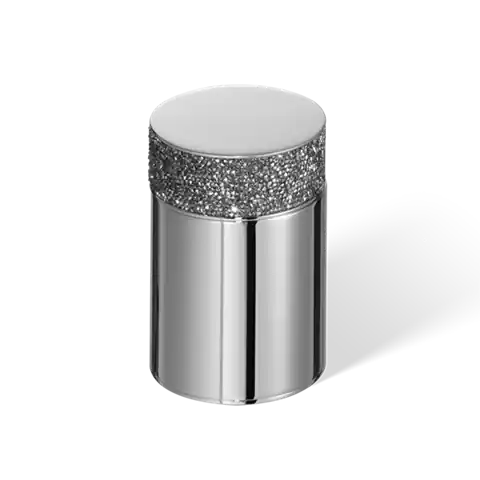 POJEMNIK KOSMETYCZNY Z PRZYKRYWKĄ ROCKS BMD1 CHROME | DECOR WALTHER Dostępne od ręki