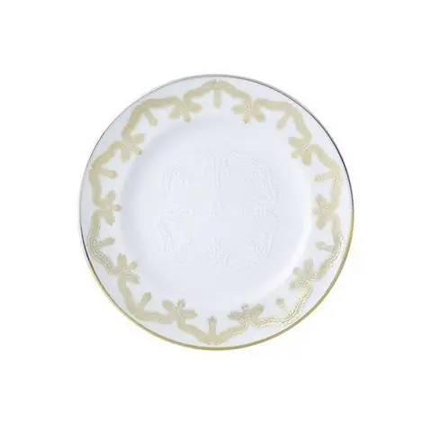 ZESTAW 4 SZT. - POZŁACANY, POKRYTY ZŁOTEM I PLATYNĄ, PORCELANOWYPORCELANOWY TALERZ DO CHLEBA I MASŁA PASEO BY CHRISTIAN LACROIX | VISTA ALEGRE Darmowy zwrot