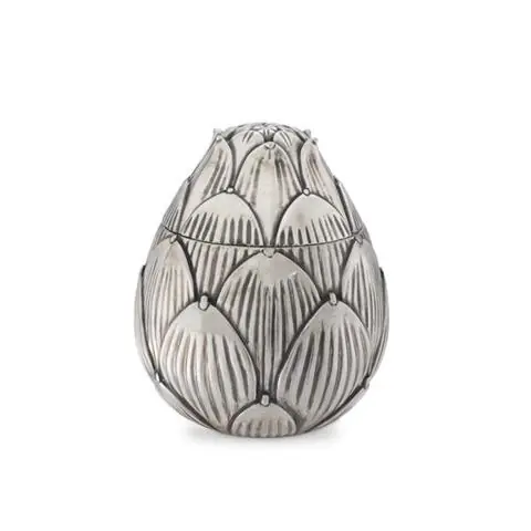Taniej PUDEŁKO DEKORACYJNE ARTICHOKE SILVER | EICHHOLTZ
