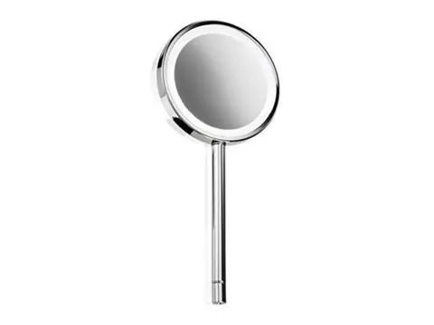 RĘCZNE LUSTERKO KOSMETYCZNE LED 5X / 1X BS 7 CHROM | DECOR WALTHER Tani