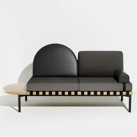 Nowość SOFA GRID GREY-BLACK | PETITE FRITURE